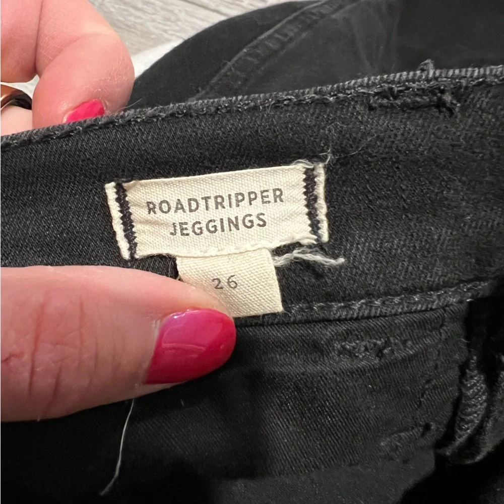 Madewell Roadtripper Jeggings Black size 26